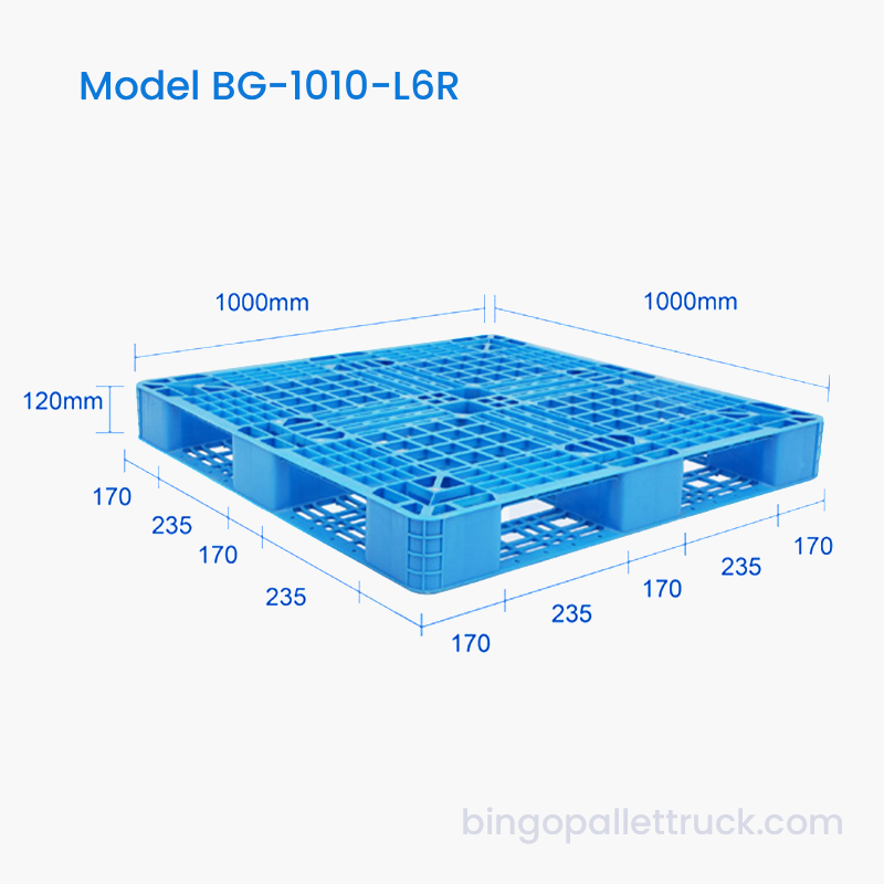 1000x1000mm Hatfutós műanyag raklap gyári ár raktárra